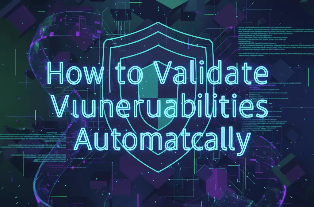How to Validate Vulnerabilities Automatically